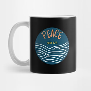 Bible verse peace design - Christian apparel Mug